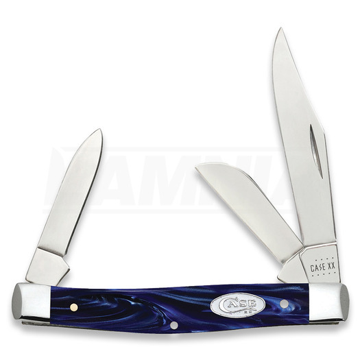 Case Cutlery Stockman Blue Pearl pocket knife 23442