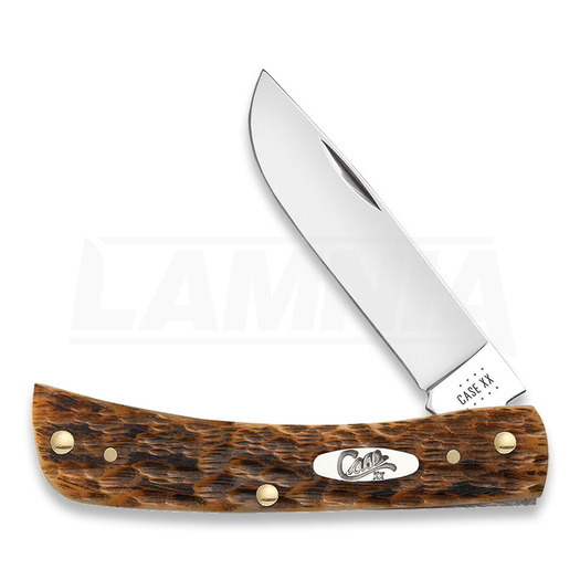 Pocket knife Case Cutlery Sod Buster Jr Amber Bone 30092