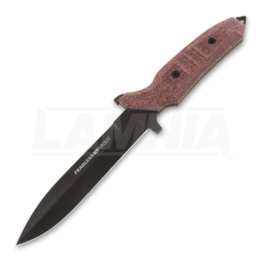 Couteau Viper Fearless Sleipner DLC, rouge VT4020CR