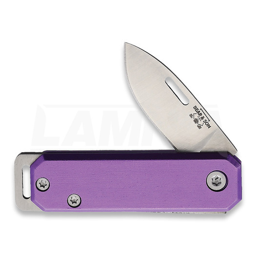 Zavírací nůž Bear & Son Slip Joint, purpurový