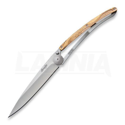 Zavírací nůž Deejo Linerlock 37g, Olive Wood