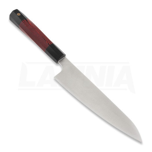 XIN Cutlery Japanese Style 180mm Chef Knife, red/black