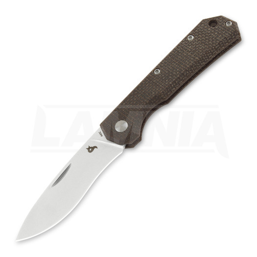 Black Fox Ciol folding knife, brown micarta