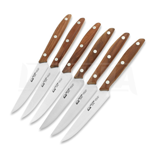 Kuchyňský nůž Due Cigni Serrated Steak 10cm Set 6 pcs