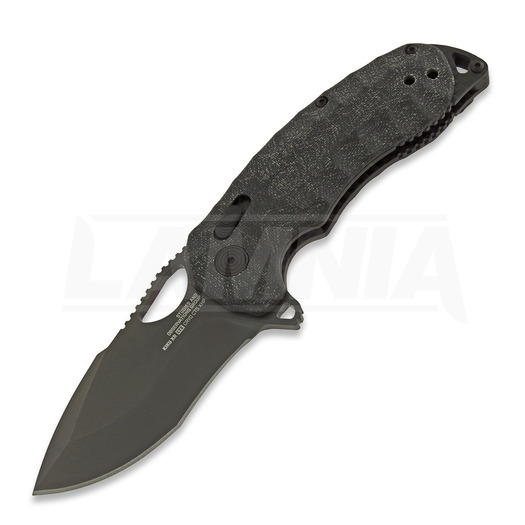 SOG Kiku XR LTE folding knife, blackout micarta SOG-12-27-04-57