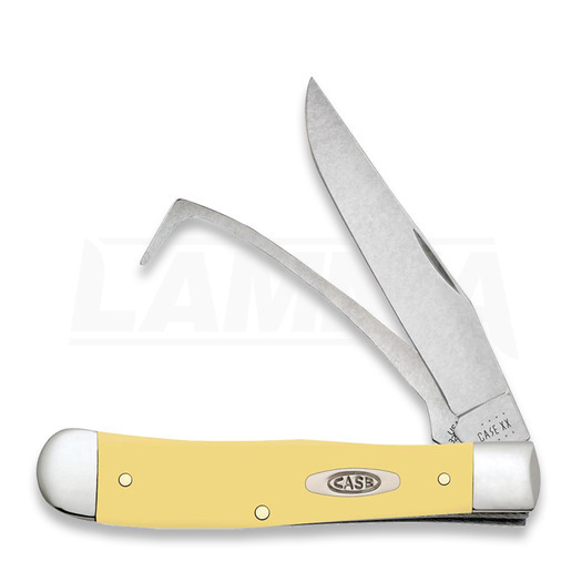 Navalha Case Cutlery Yellow Synthetic Equestrian's 80163