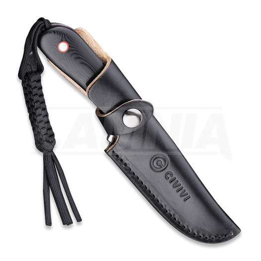 CIVIVI Fixed Blade Elementum kniv, black/red C2104A