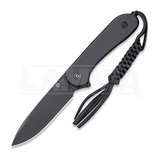 CIVIVI Fixed Blade Elementum סכין, שחור C2105A
