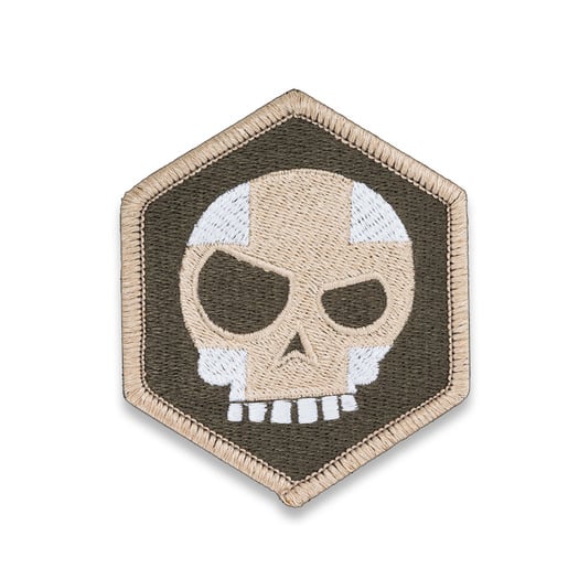 Triple Aught Design Cross Hex patch, OD Green