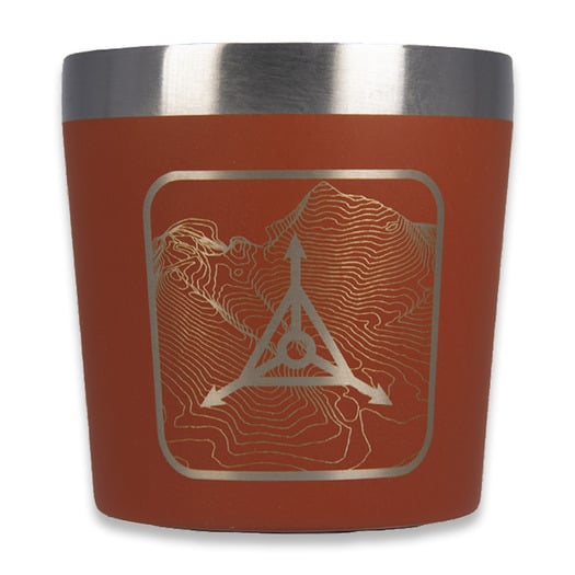 Triple Aught Design Planetary Designs Camp Cup Sierra Red Topo Logo