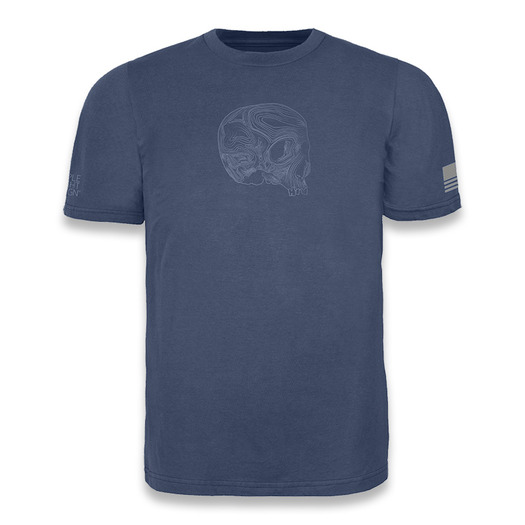 T-shirt Triple Aught Design Topo Skull, siege