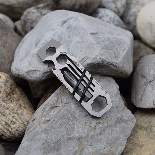 Gear Infusion EverRatchet Keychain MultiTool Stainless