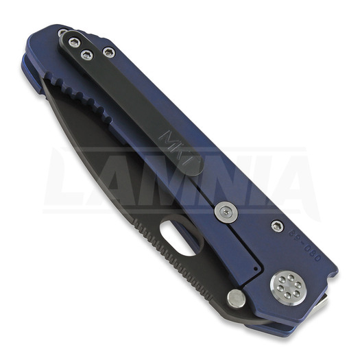 Medford 187 DP Framelock folding knife, blue anodized