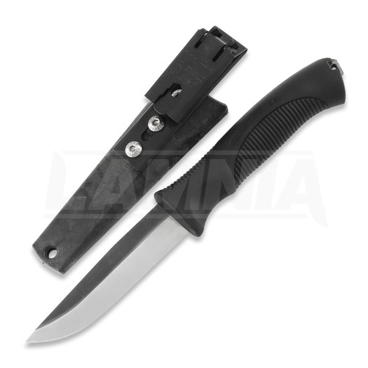 Нож Rokka Korpisoturi, black, with Ulticlip