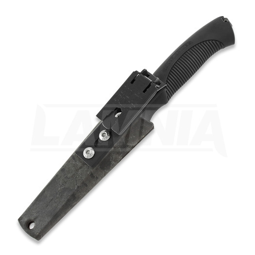 Нож Rokka Korpisoturi, black, with Ulticlip