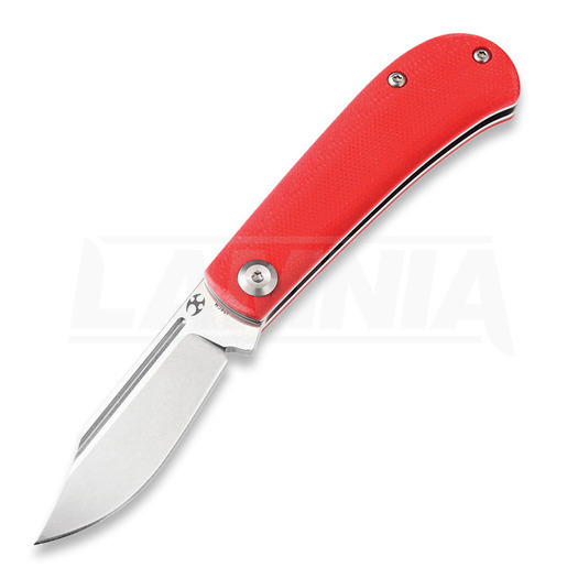 Kansept Knives Bevy Slip Joint G10 折叠刀, 红色