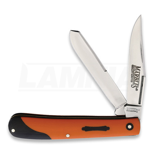 Marbles Orange G10 Trapper pocket knife