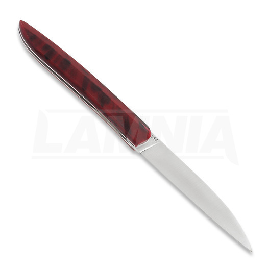 Coltello pieghevole Roland Lannier Why So Serious? More Rock n' Roll, marble red