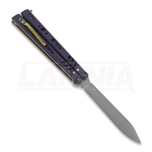 Нож бабочка BRS Replicant Premium ALT, purple/gold