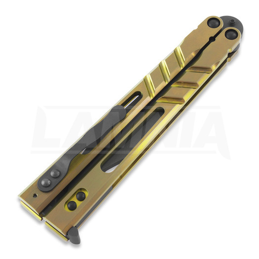 BRS Alpha Beast Premium balisong kniv, gold