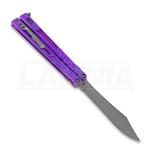 BRS Alpha Beast Premium バタフライナイフ, purple