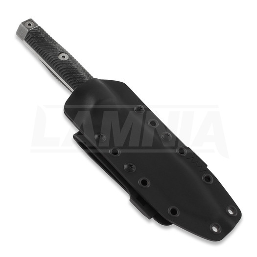 ANV Knives M73 Kontos Messer, stonewash, schwarz