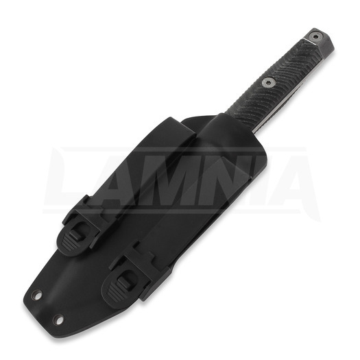 ANV Knives M73 Kontos mes, stonewash, zwart