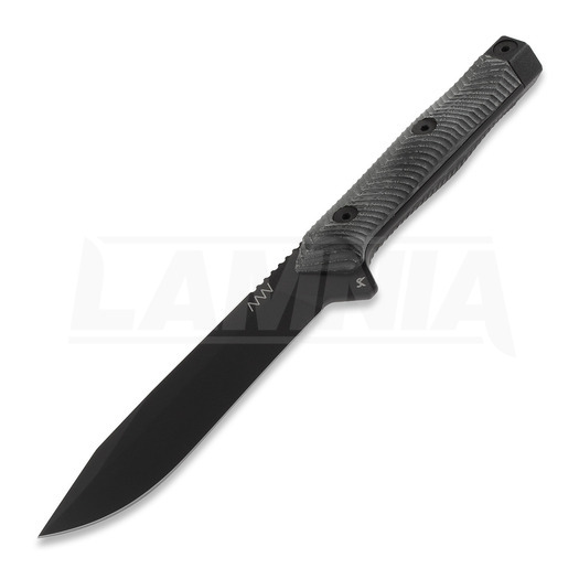 ANV Knives M73 Kontos peilis, ceracote, juoda