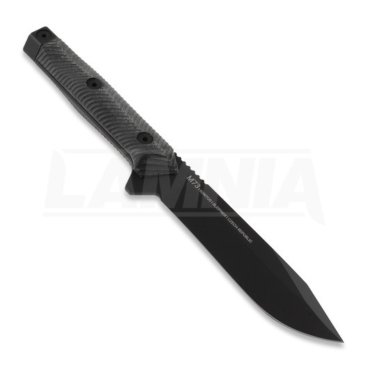 ANV Knives M73 Kontos ナイフ, ceracote, 黒