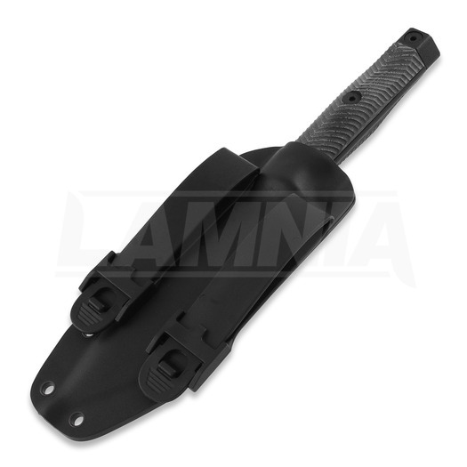 Cuchillo ANV Knives M73 Kontos, ceracote, negro