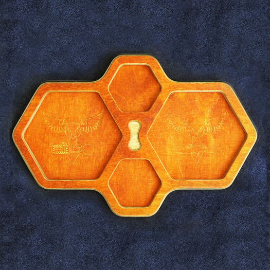 Audacious Concept EDC Tray HEX, оранжев AC-PLY-HEX-ORG
