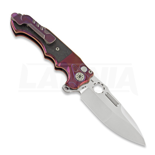 Skladací nôž Andre de Villiers Mini Pitboss 2, marble/purple
