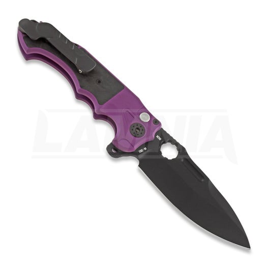 Складной нож Andre de Villiers Mini Pitboss 2, marble/purple