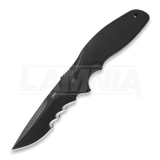 Skladací nôž CRKT Shenanigan Linerlock A/O, čierna