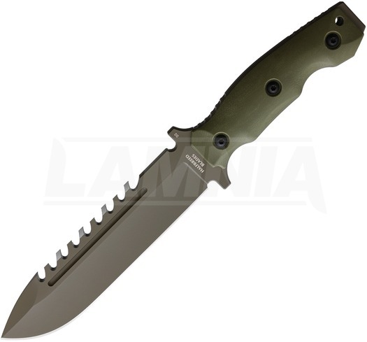 Nůž na přežití Halfbreed Blades Large Survival Knife, zelená