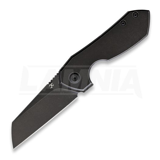 Kansept Knives Steller Framelock folding knife, black