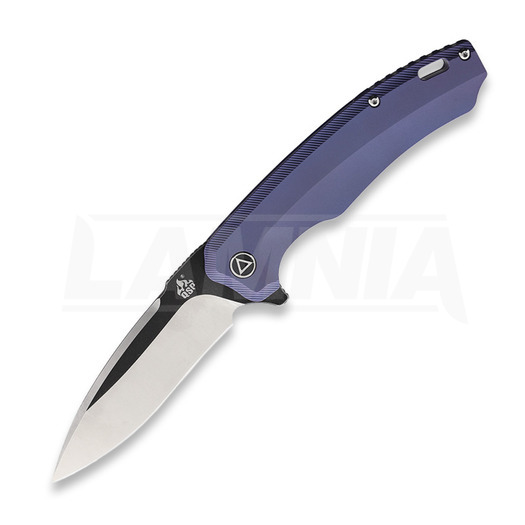 QSP Knife Woodpecker 折叠刀, 紫色