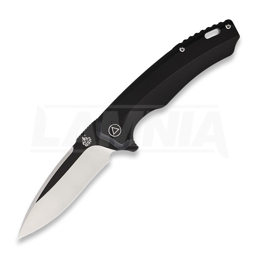 QSP Knife Woodpecker Taschenmesser, schwarz