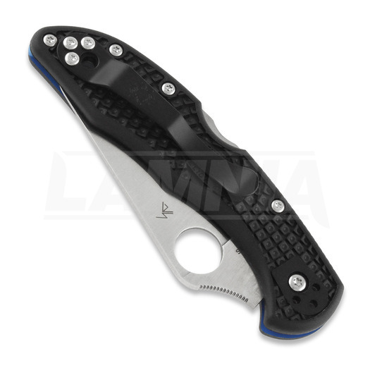 Складной нож Spyderco Delica 4 Lightweight Thin Blue Line C11FPSBKBL