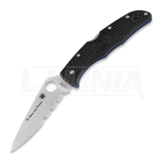 Zavírací nůž Spyderco Endura 4 Lightweight Thin Blue LIne C10FPSBKBL