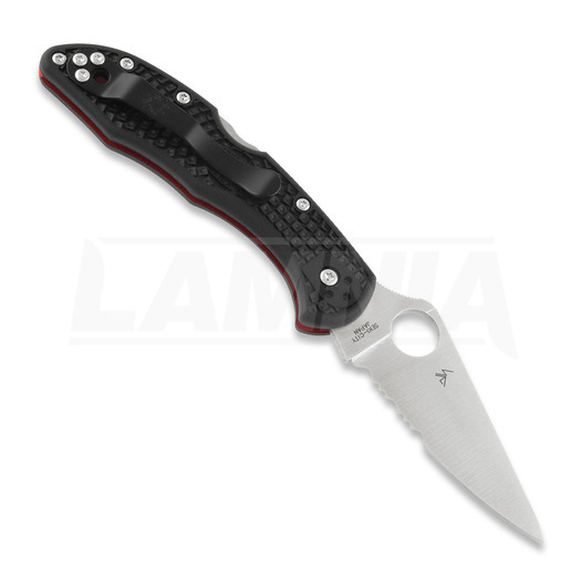 Zavírací nůž Spyderco Delica 4 Lightweight Thin Red Line C11FPSBKRD