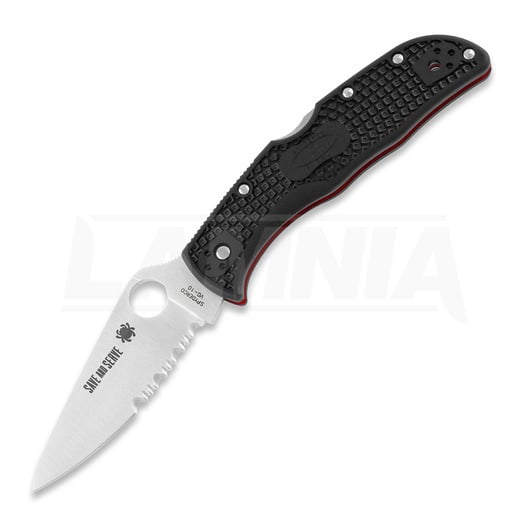 Zavírací nůž Spyderco Endela Lightweight Thin Red Line C243FPSBKRD