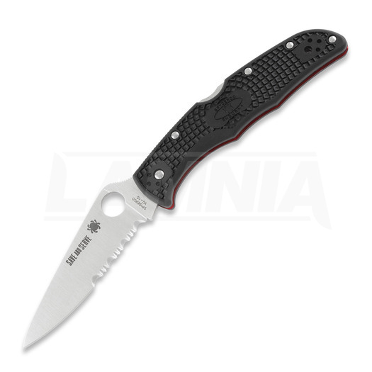 Сгъваем нож Spyderco Endura 4 Lightweight Thin Red LIne C10FPSBKRD