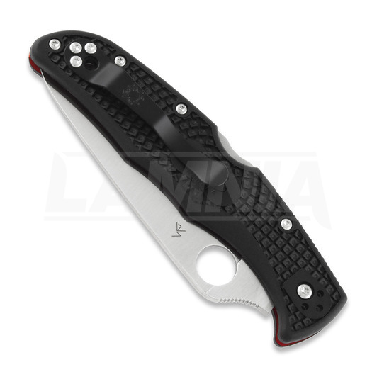 Spyderco Endura 4 Lightweight Thin Red LIne összecsukható kés C10FPSBKRD