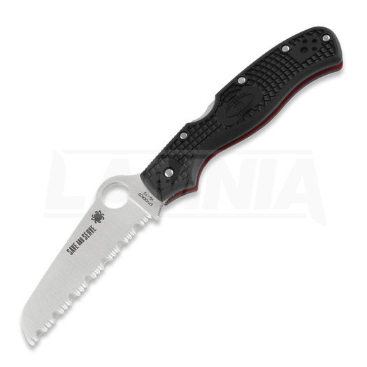 Складной нож Spyderco Rescue 3 Lightweight Thin Red Line C14FSBKRD3