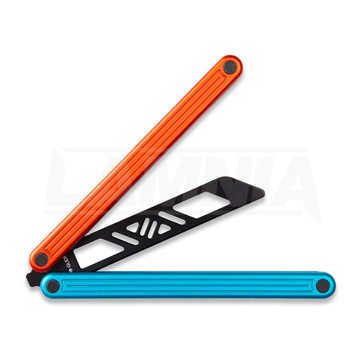 Glidr Arctic balisong trainer, fire & ice
