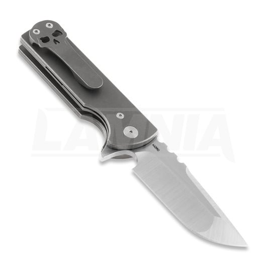 Chaves Knives T.A.K folding knife, titanium, drop point