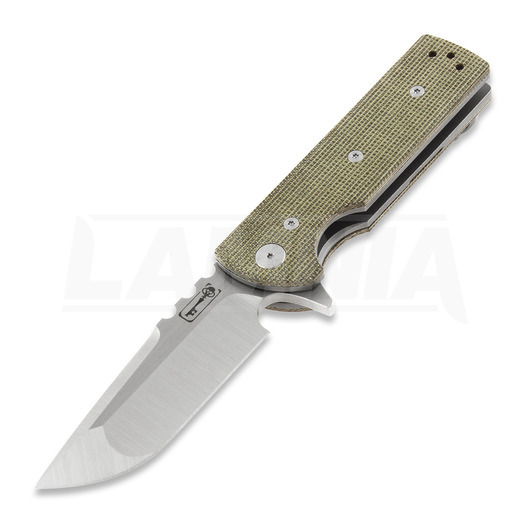 Chaves Knives T.A.K vouwmes, green micarta, drop point