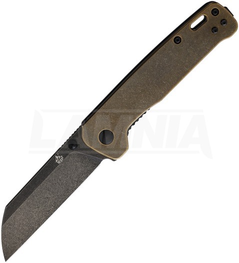 QSP Knife Penguin folding knife, black/brass