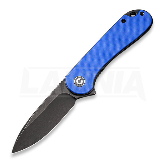 CIVIVI Elementum Black folding knife, blue C907X